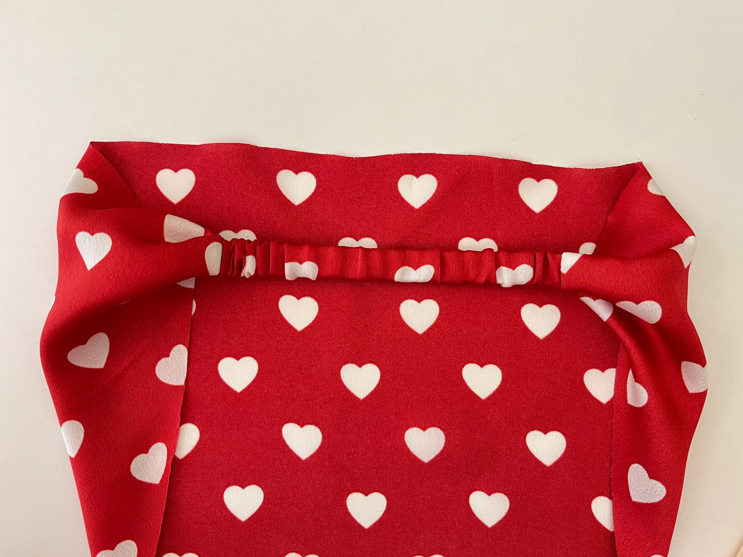 red bandana hair scarf