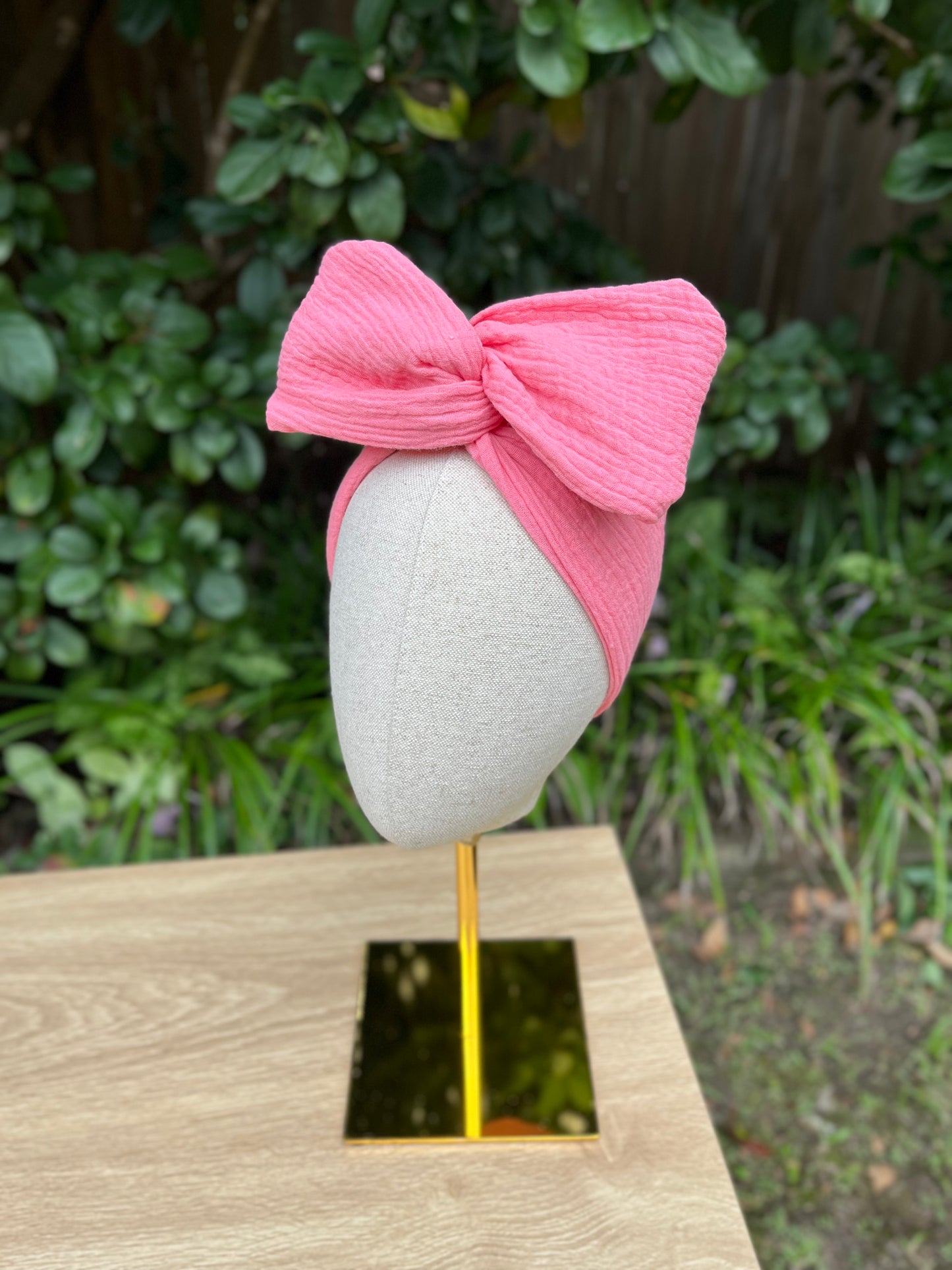 pink wired headband