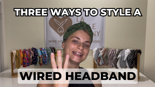 Three Easy Ways to Style a Wired Headband | La Belle Bunny
