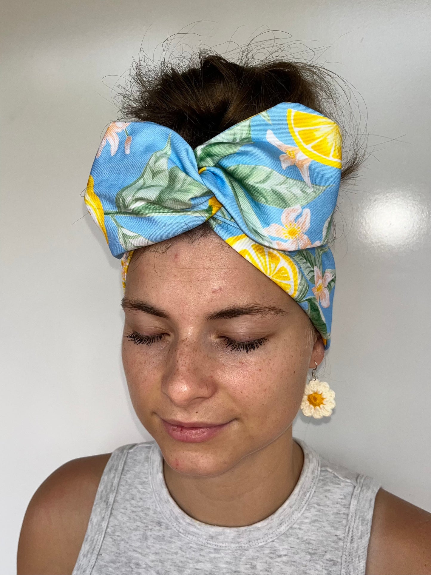 Blue Lemon Wired Headband