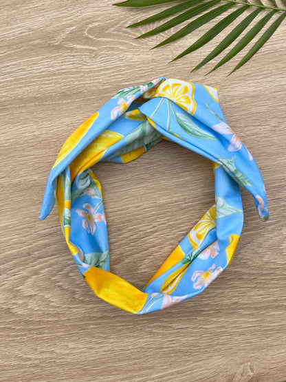 Blue Lemon Wired Headband