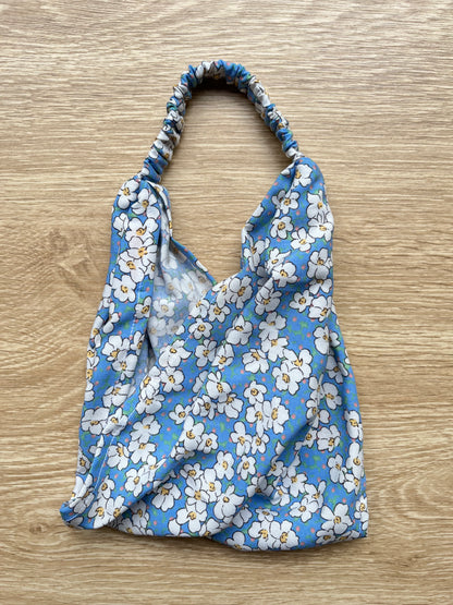 blue daisy bandana headband