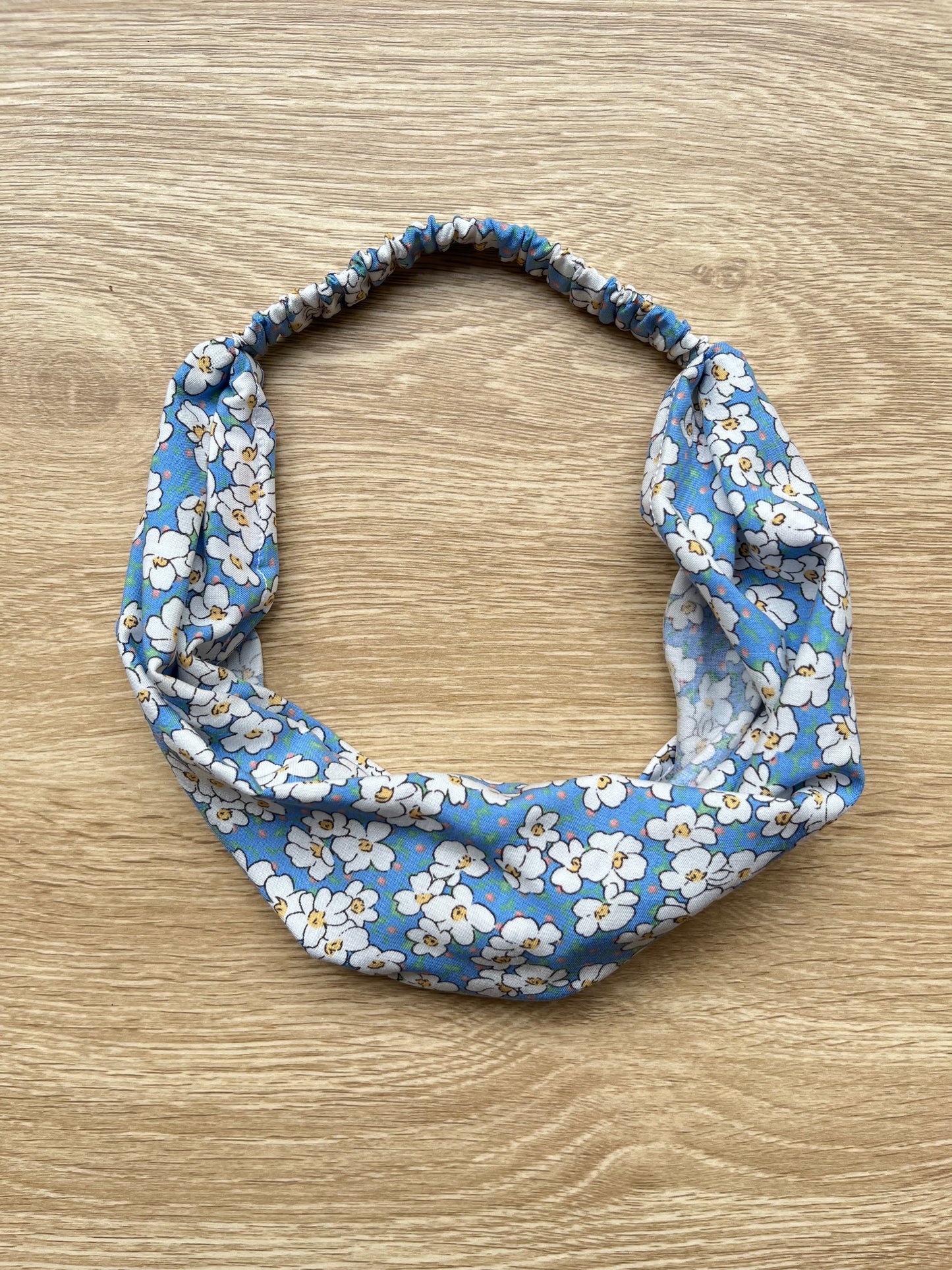 Blue Daisy Bandana Headband