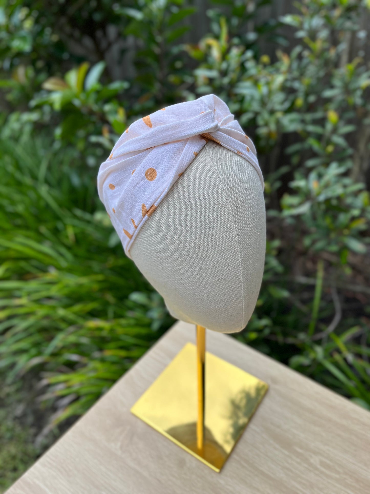 white sunshine wired headband