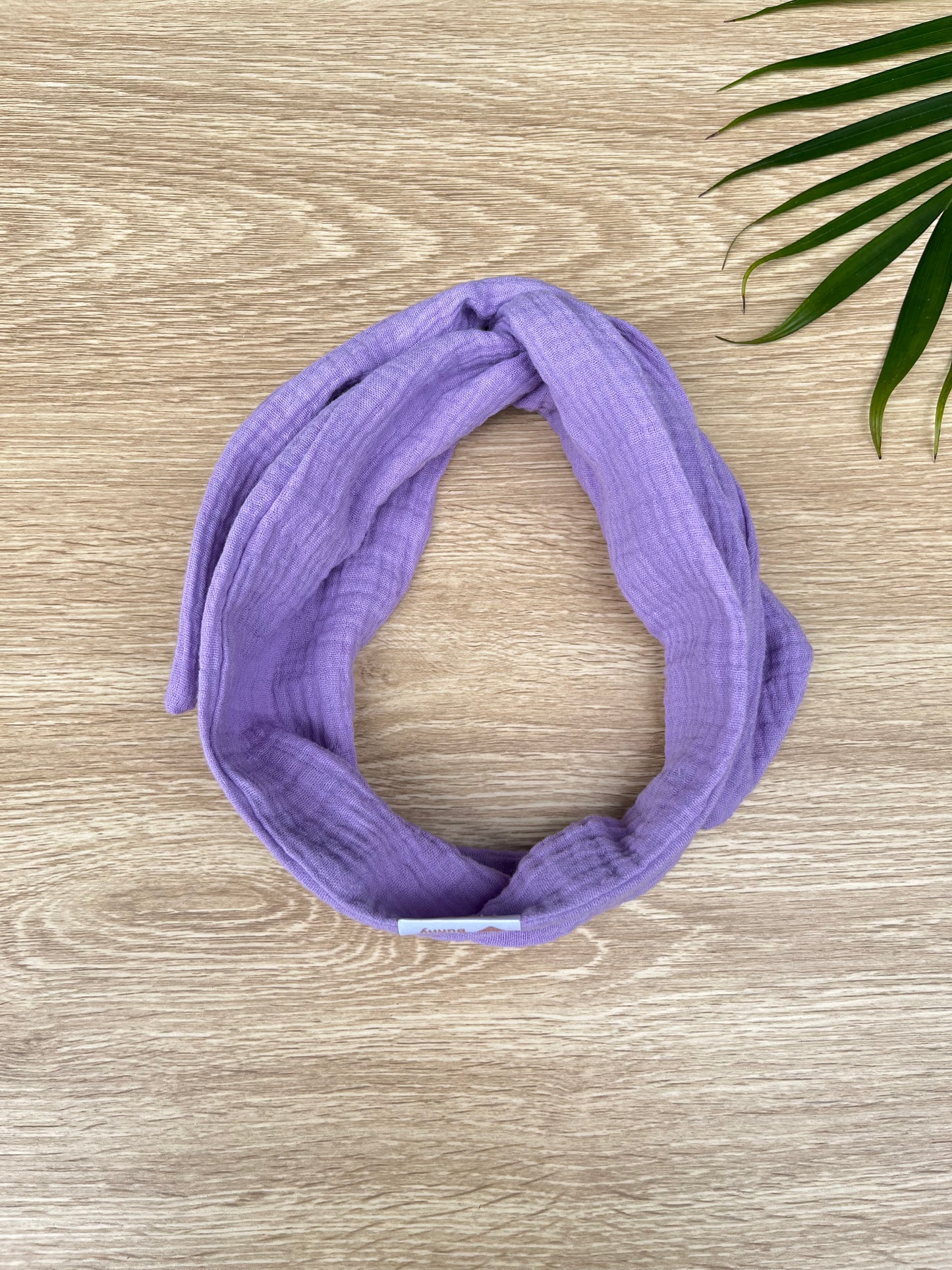 purple wired headband 
