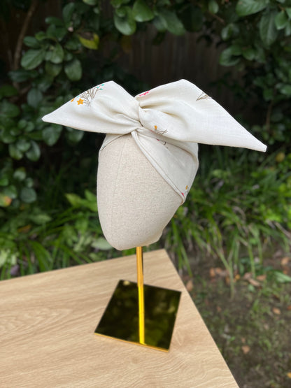 linen wired headband