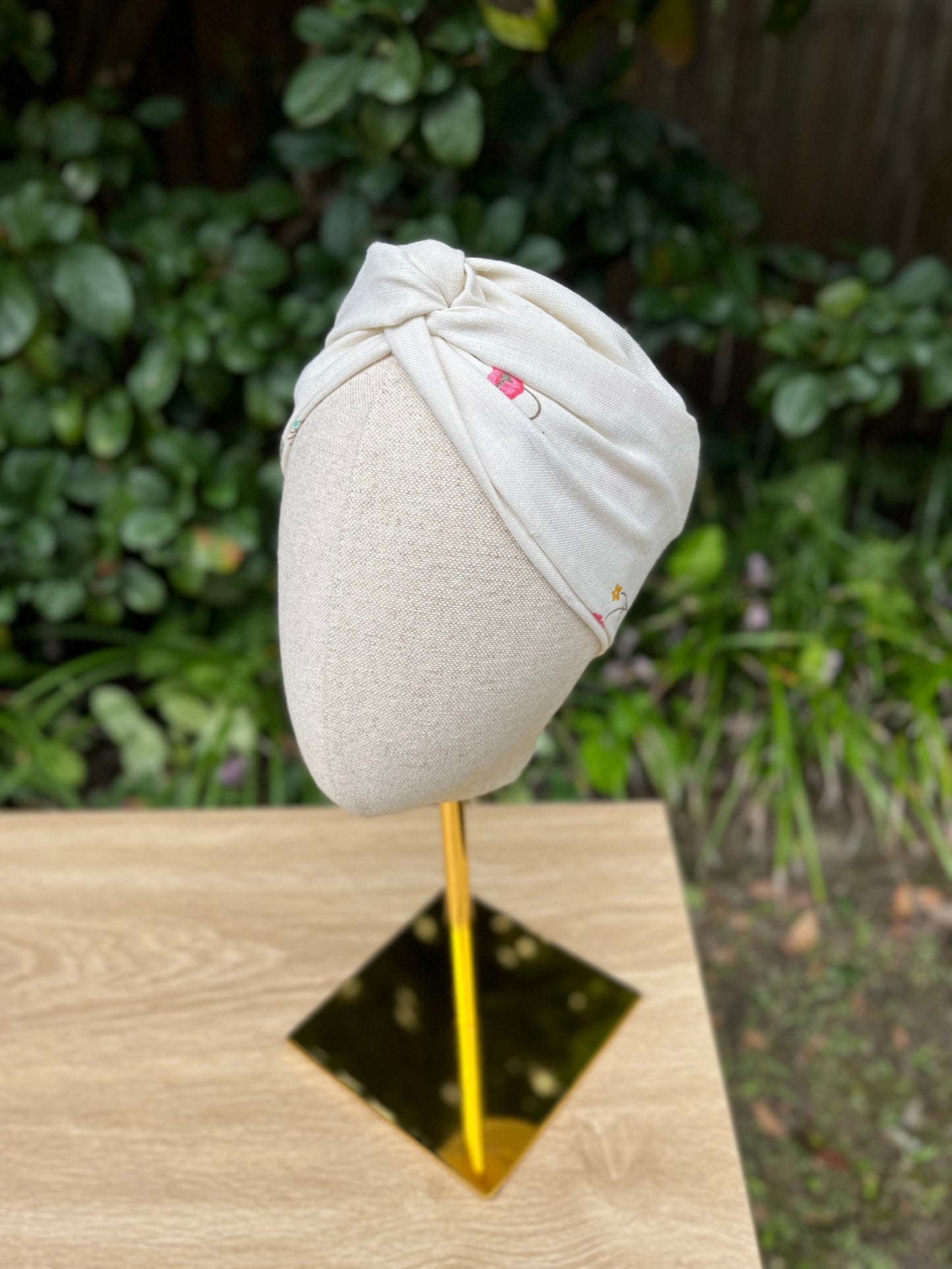 linen wired headband