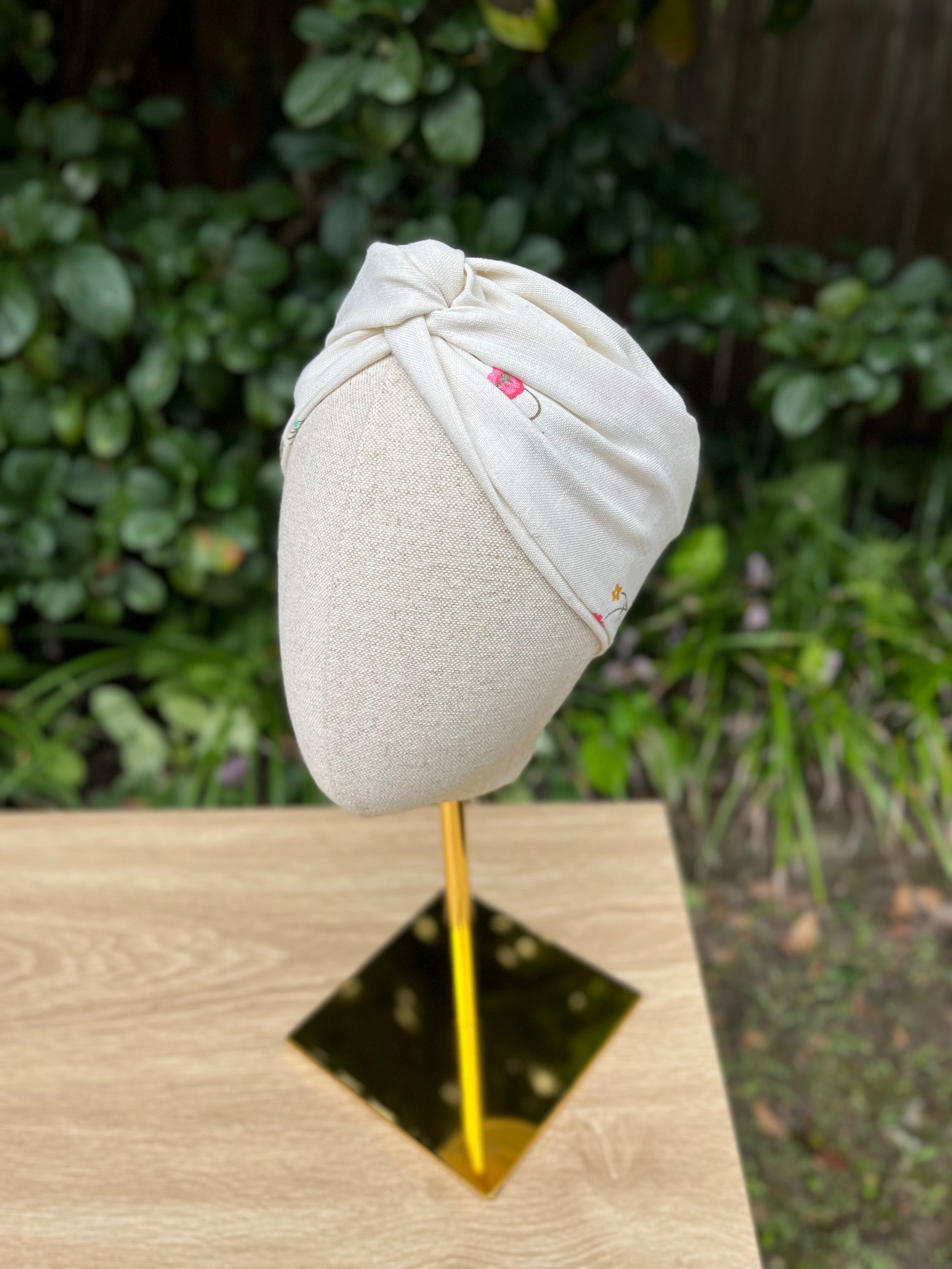 linen wired headband