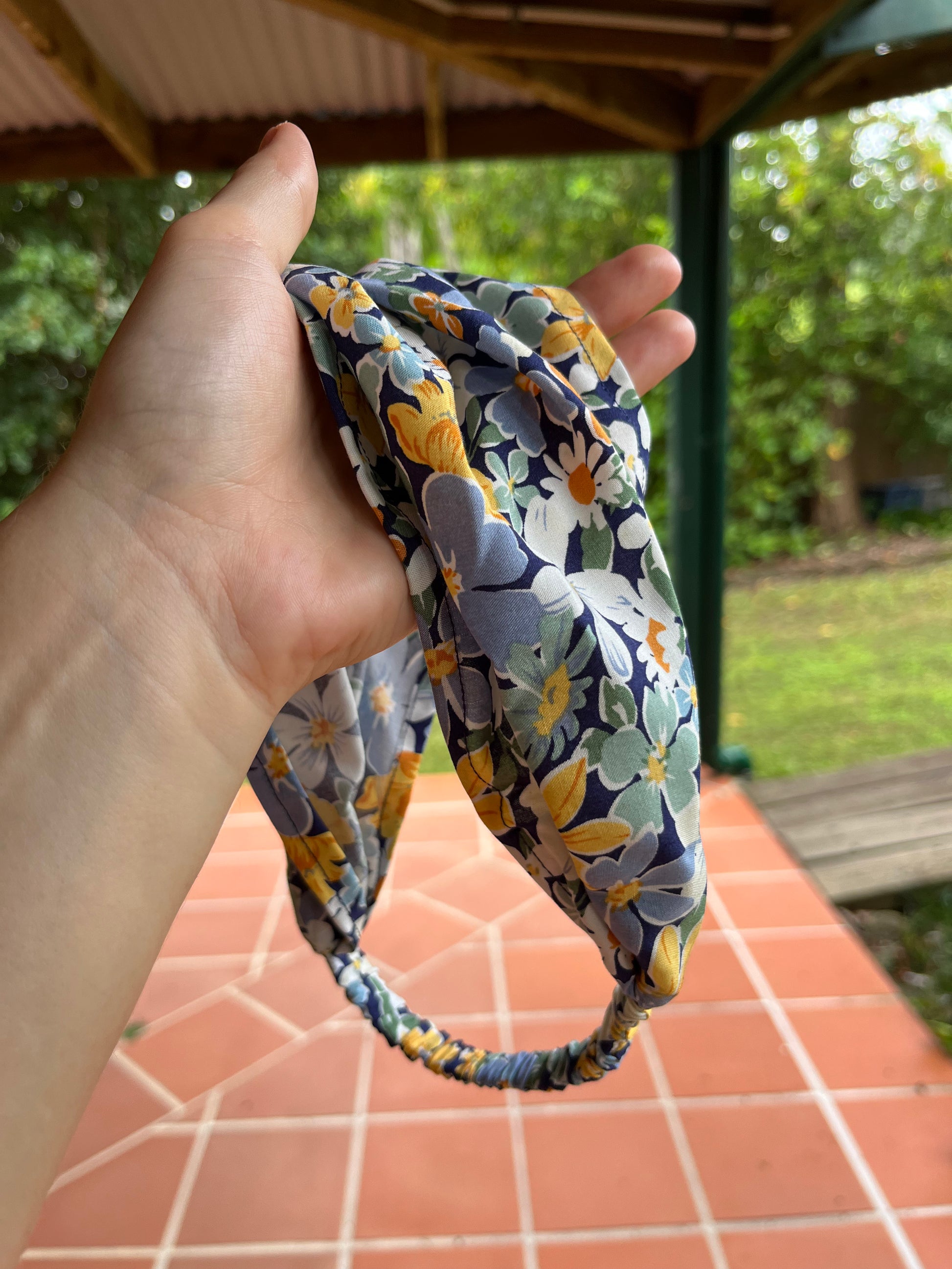 floral bandana headband