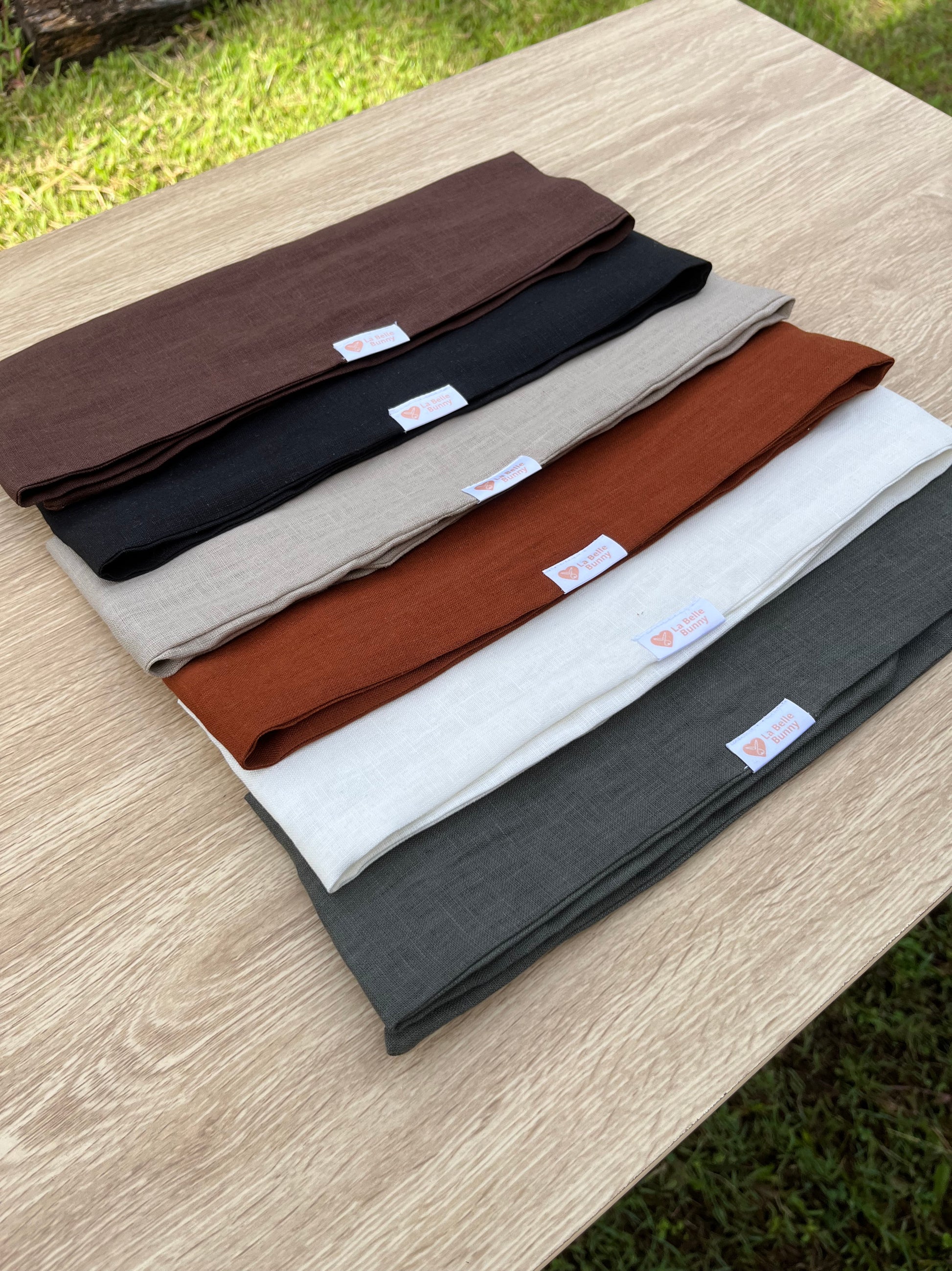 linen wired headbands