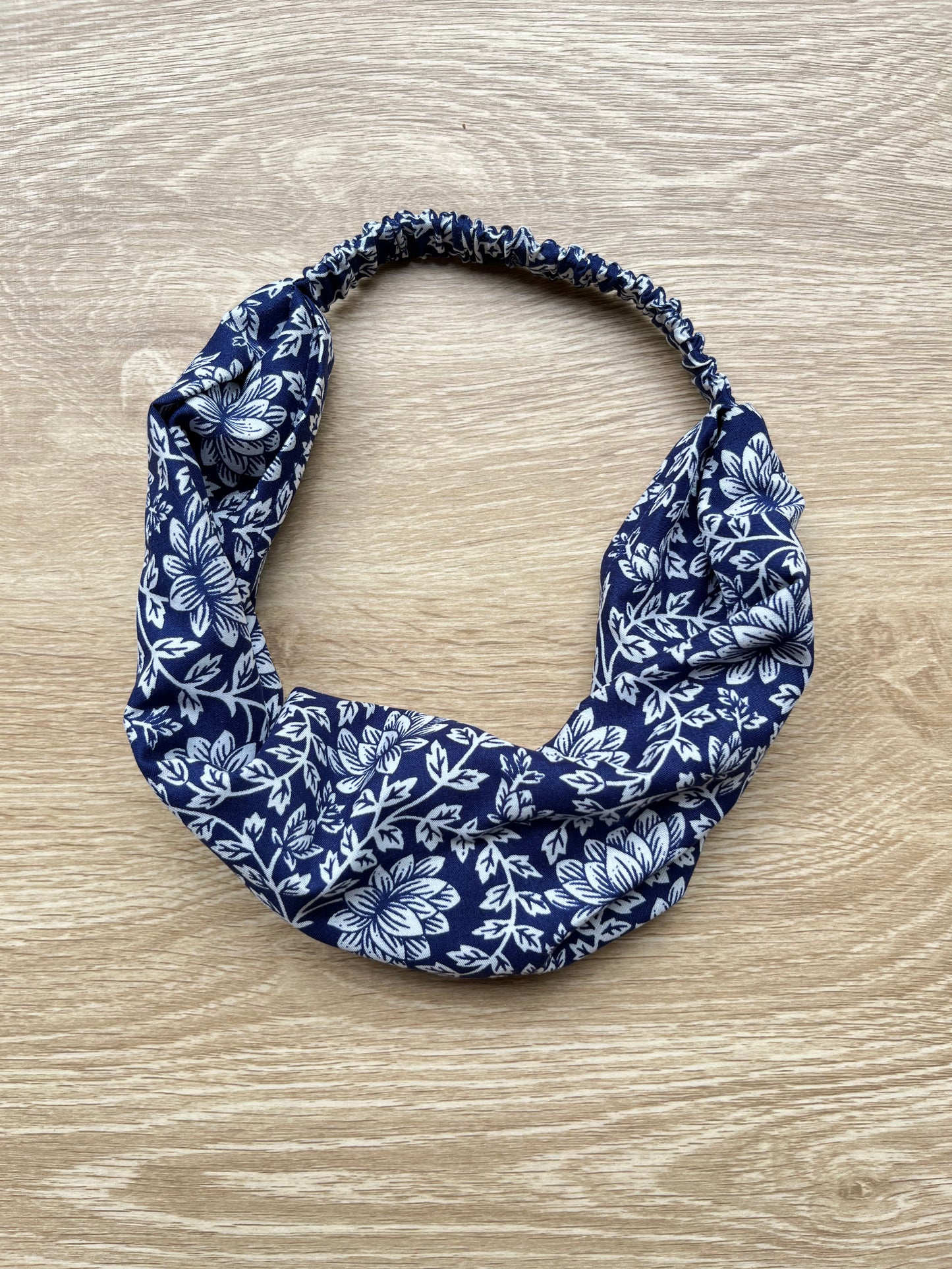 blue bandana headband 