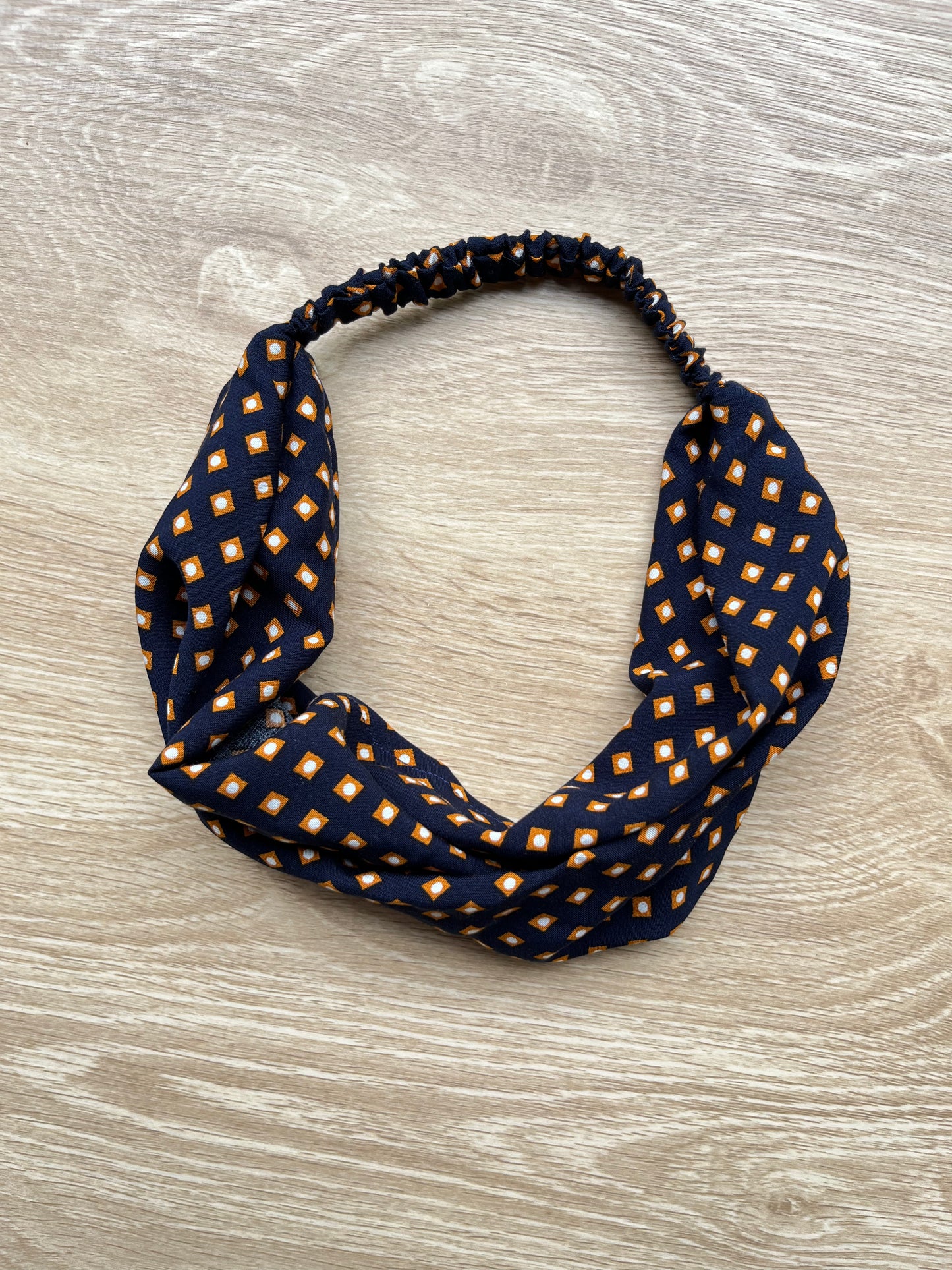 navy blue bandana headband