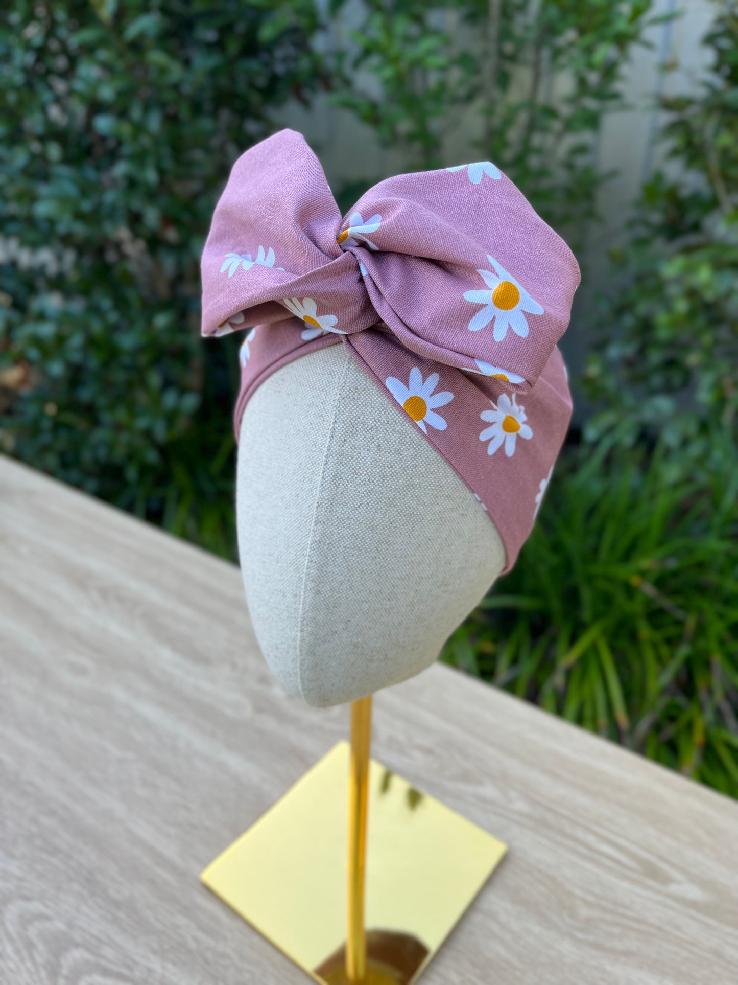 Purple Daisy Wired Headband