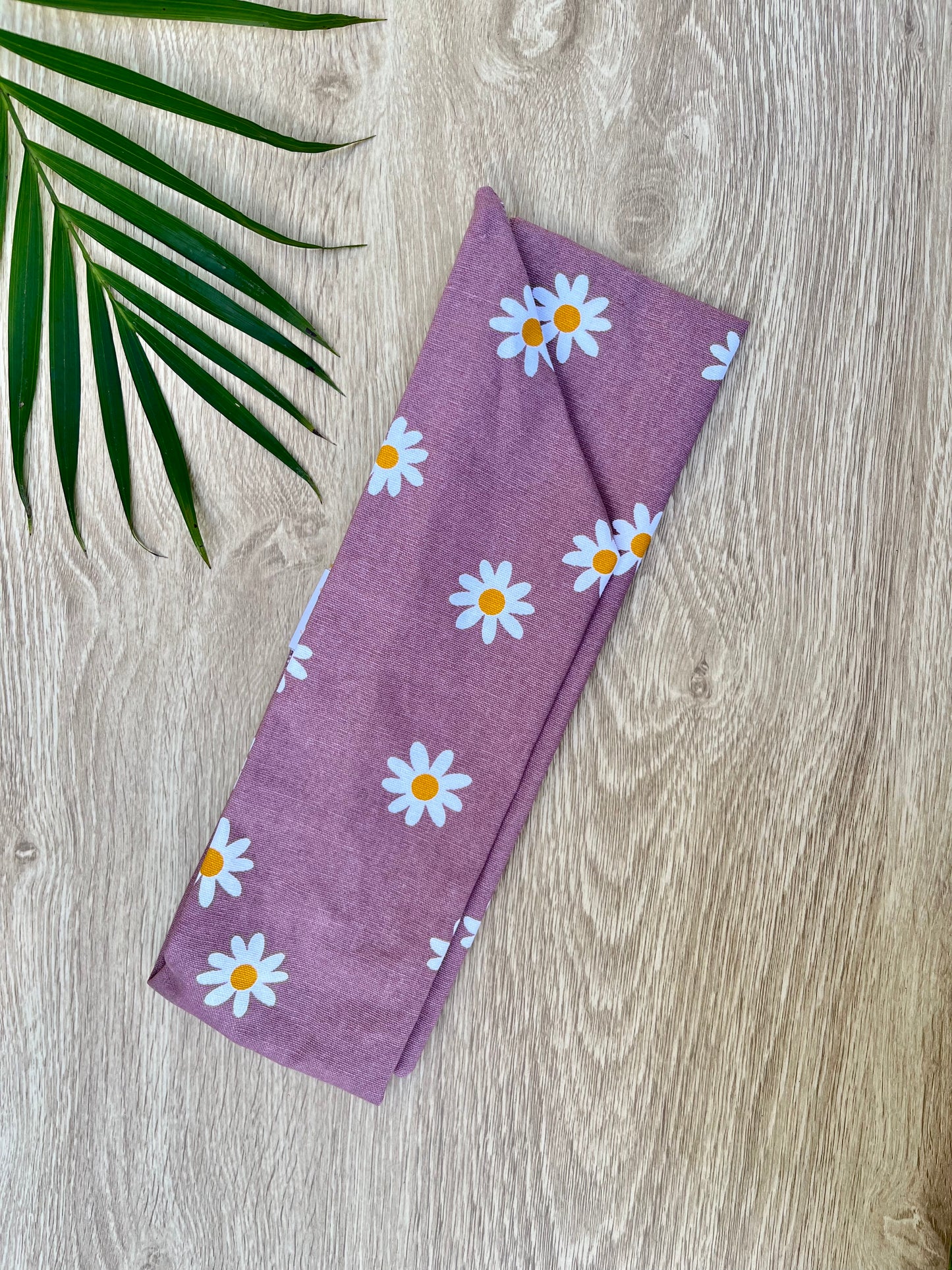 Purple Daisy Wired Headband