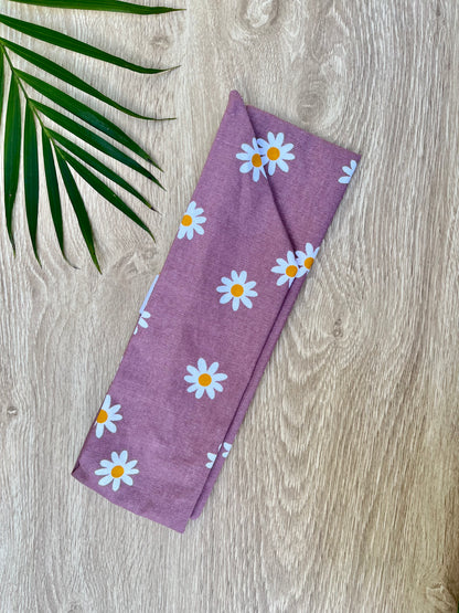 Purple Daisy Wired Headband