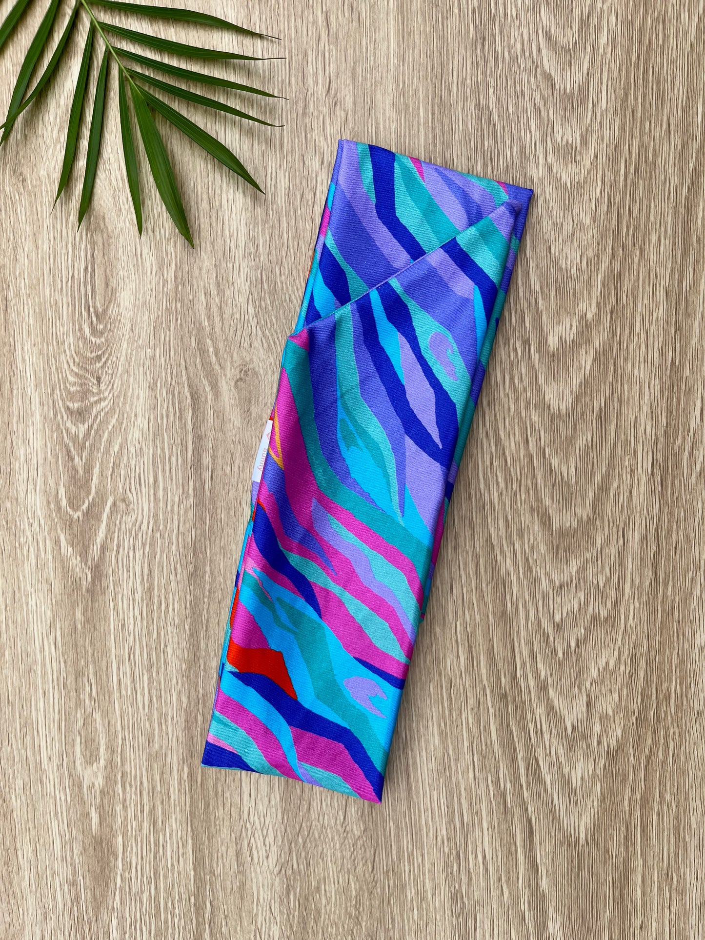 Rainbow Striped Wired Headband