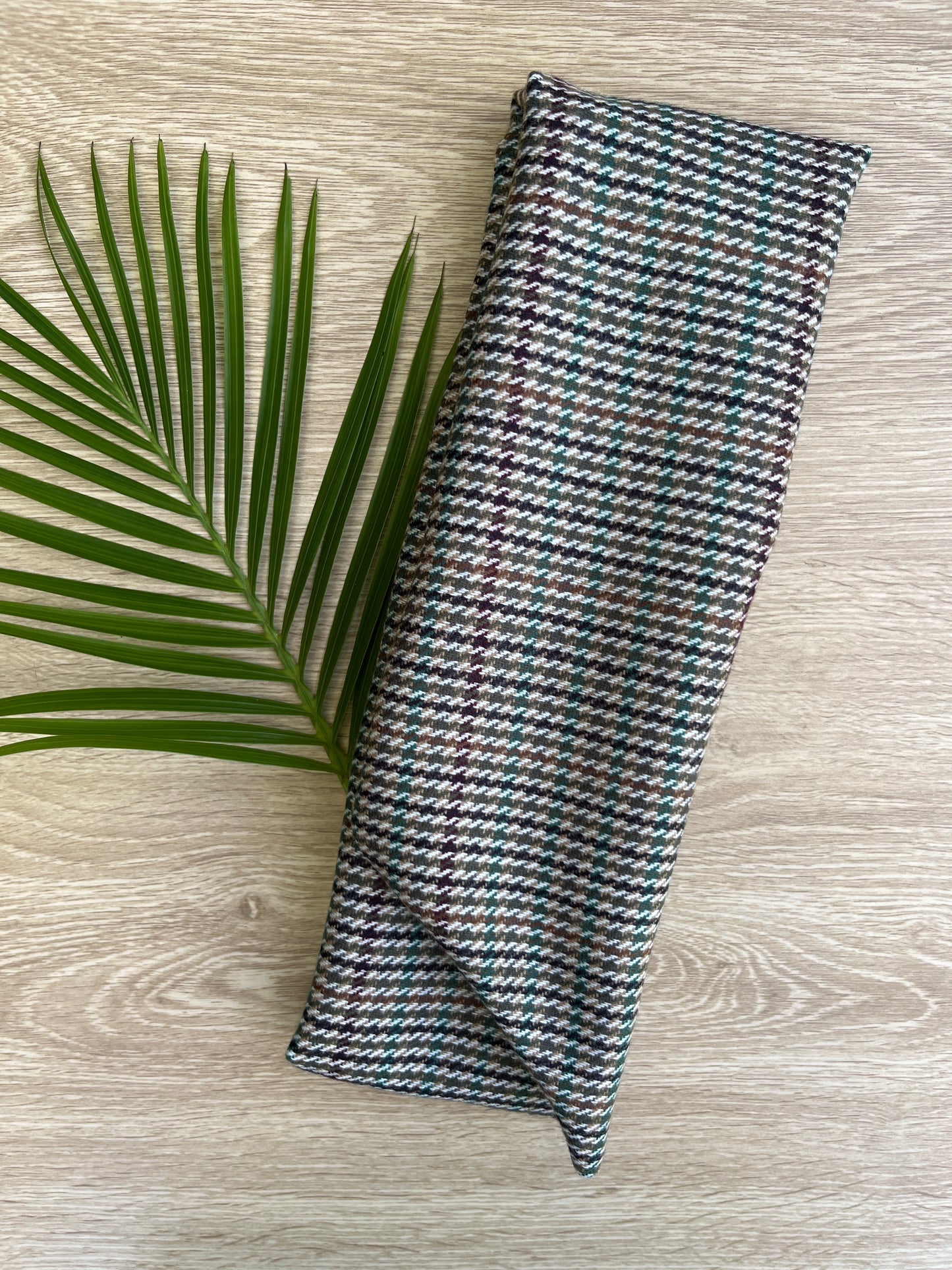 Woollen Houndstooth Wired Headband
