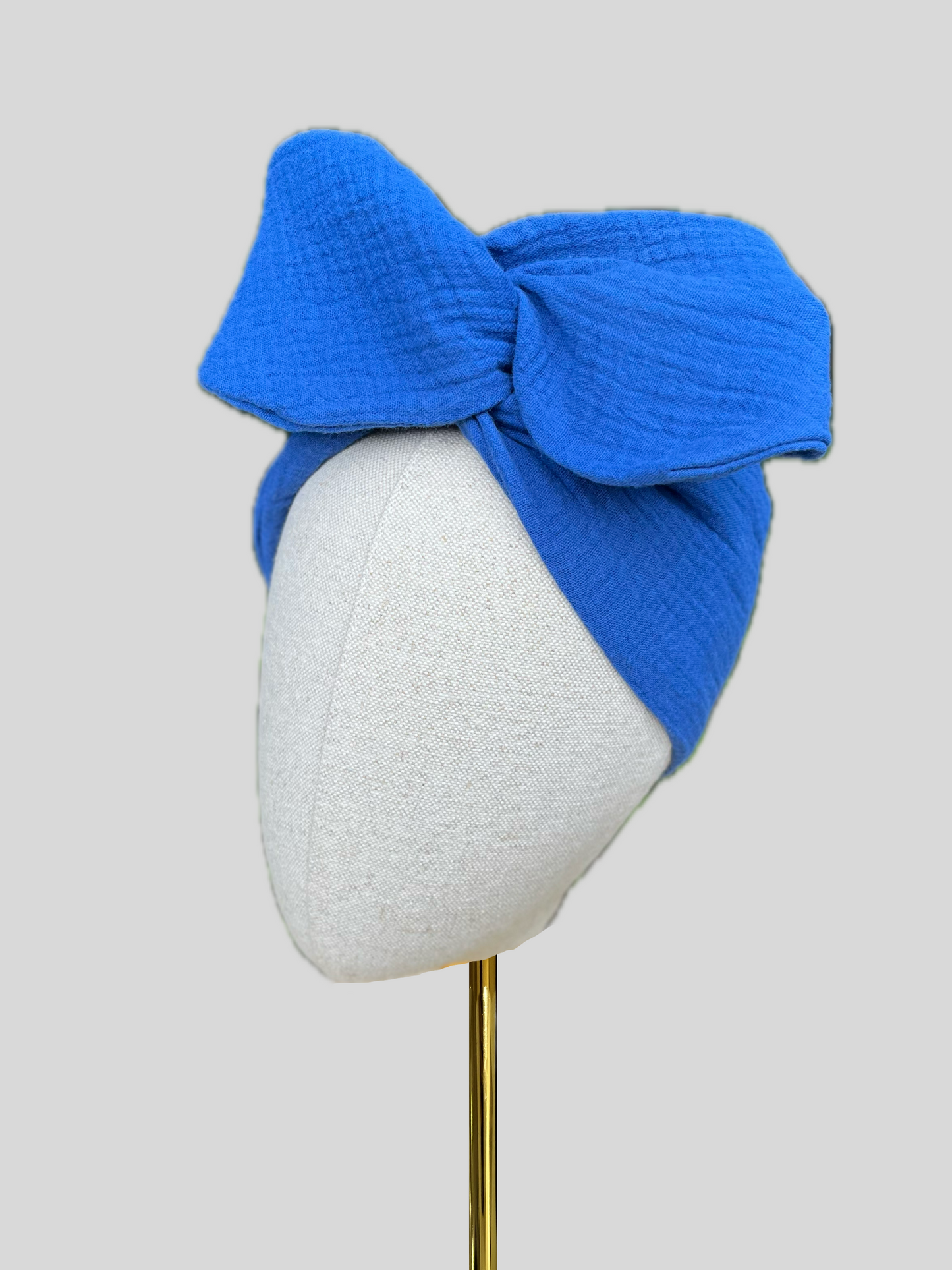 blue wired headband