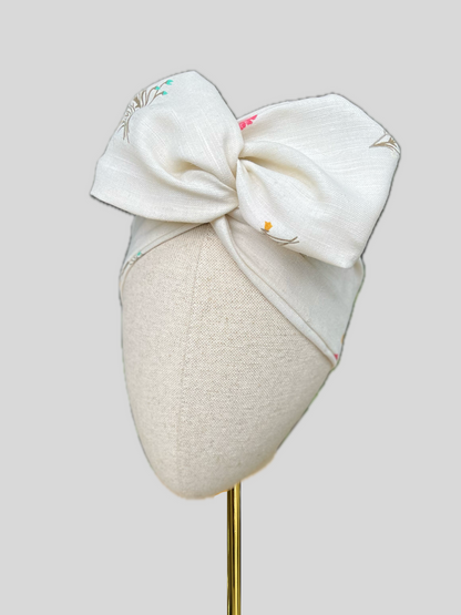 linen wired headband 
