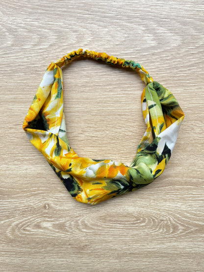 sunflower bandana headband