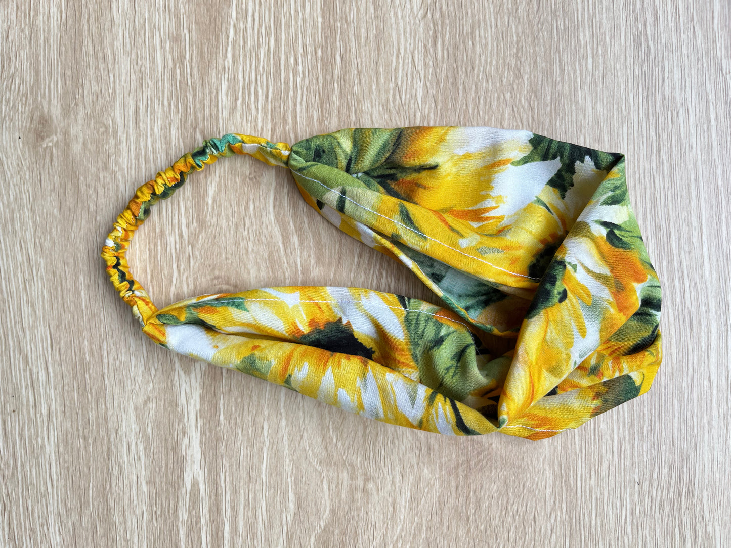 sunflower bandana headband